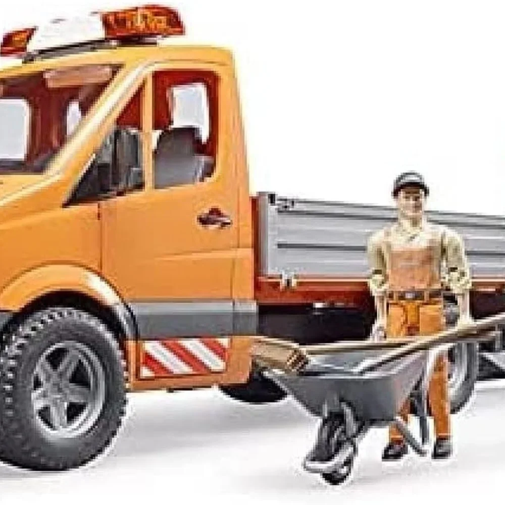 Bruder 02537 MB Sprinter Municipal with L&S Module, Worker + Accessories Vehicle